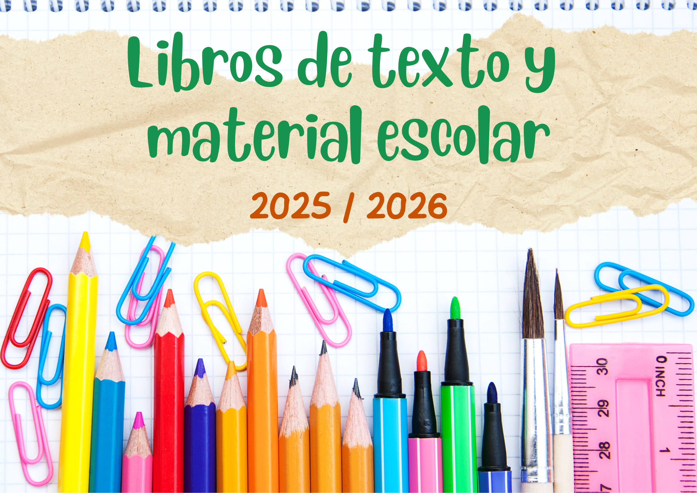 Libros y material 2025-2026